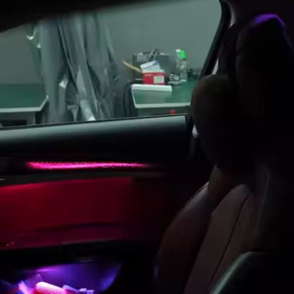 Upgrade 256 Colors Symphony Led Car Interior Ambient Light Decoration for Audi A8 D4 2010-2017 Atmosphere Strip Accessories
