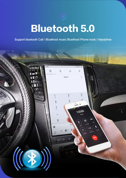 13.6" Qualcomm For Infiniti FX50 2009-2016 Car Radio Stereo Carplay Upgrade Tesla Style Screen Android Auto GPS Navigation Multimedia Player