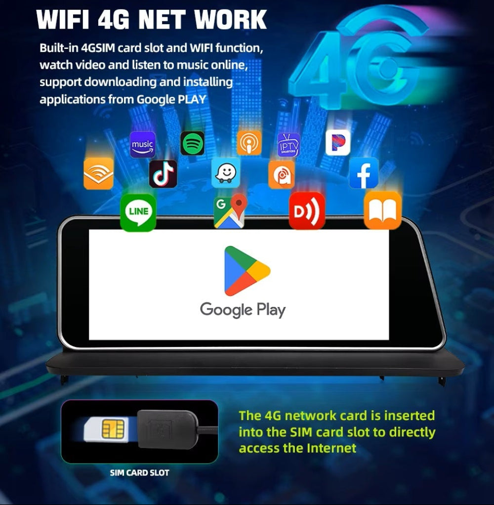 12.3'' For Lexus Rx330 Rx350 Rx450 2015 - 2019 Infotainment Navigation System Car Multimedia Touch Screen Head Unit Android14 Car Radio GPS