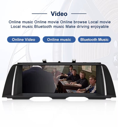 Android 14 10.25 inches For BMW 5 Series F10 F11 2009-2017 GPS Navigation Screen Upgrade ID8 Car Multimedia Center System Touch Screen Head Unit Car Radio GPS