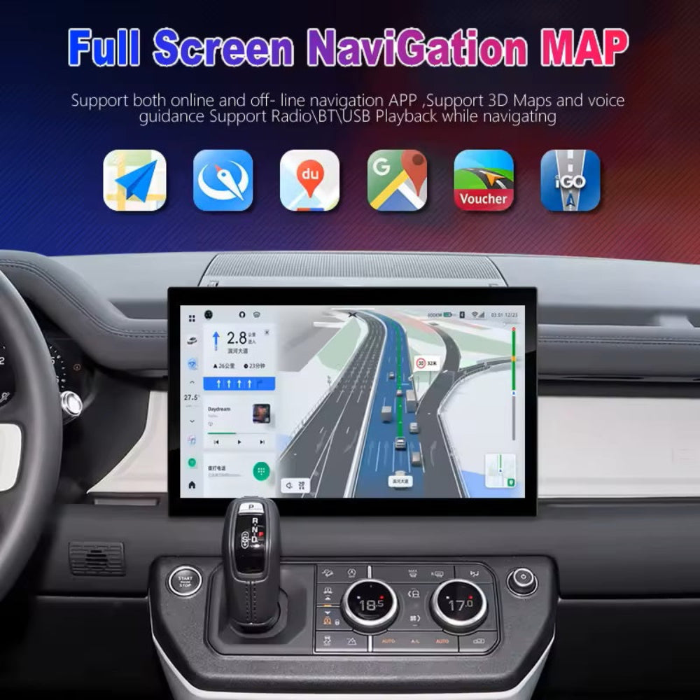 13.3inch Touch Screen For Land Rover Defender 2018-2025 Android 13 Car Radio Multimedia Player Navigation