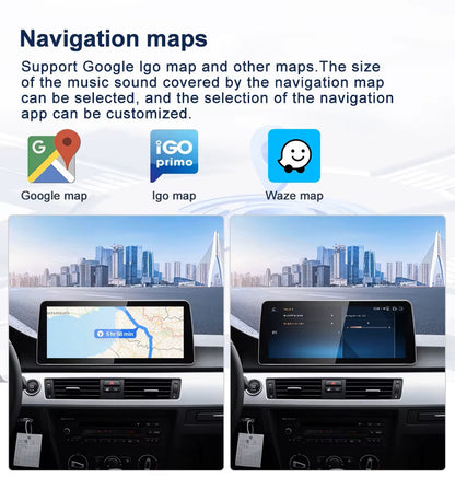 12.3 inch For BMW 3 series E90 E91 E92 E93 Infotainment Navigation System Car Multimedia Touch Screen Head Unit Android Car Radio GPS
