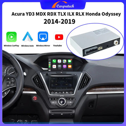 Wireless Apple CarPlay & Android Auto Upgrade for Acura MDX / RDX / TLX / ILX / RLX & Honda Odyssey (2014â€?022) â€?Add CarPlay to Factory Screen Carputech