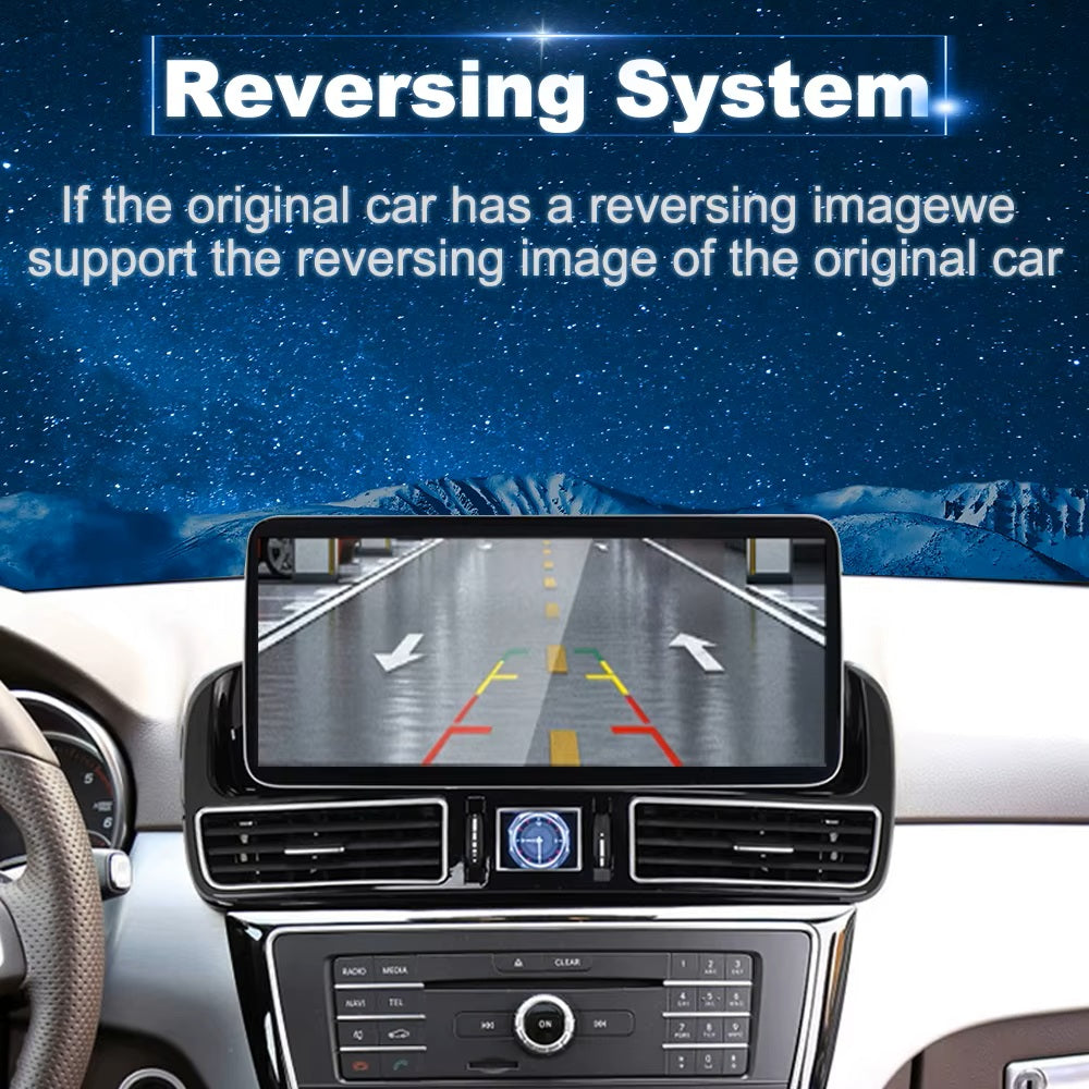 12.3 inch For Mercedes Benz GLE GLS Class 5.0 2015-2019 Infotainment Navigation System Car Multimedia Touch Screen Head Unit Android Car Radio GPS