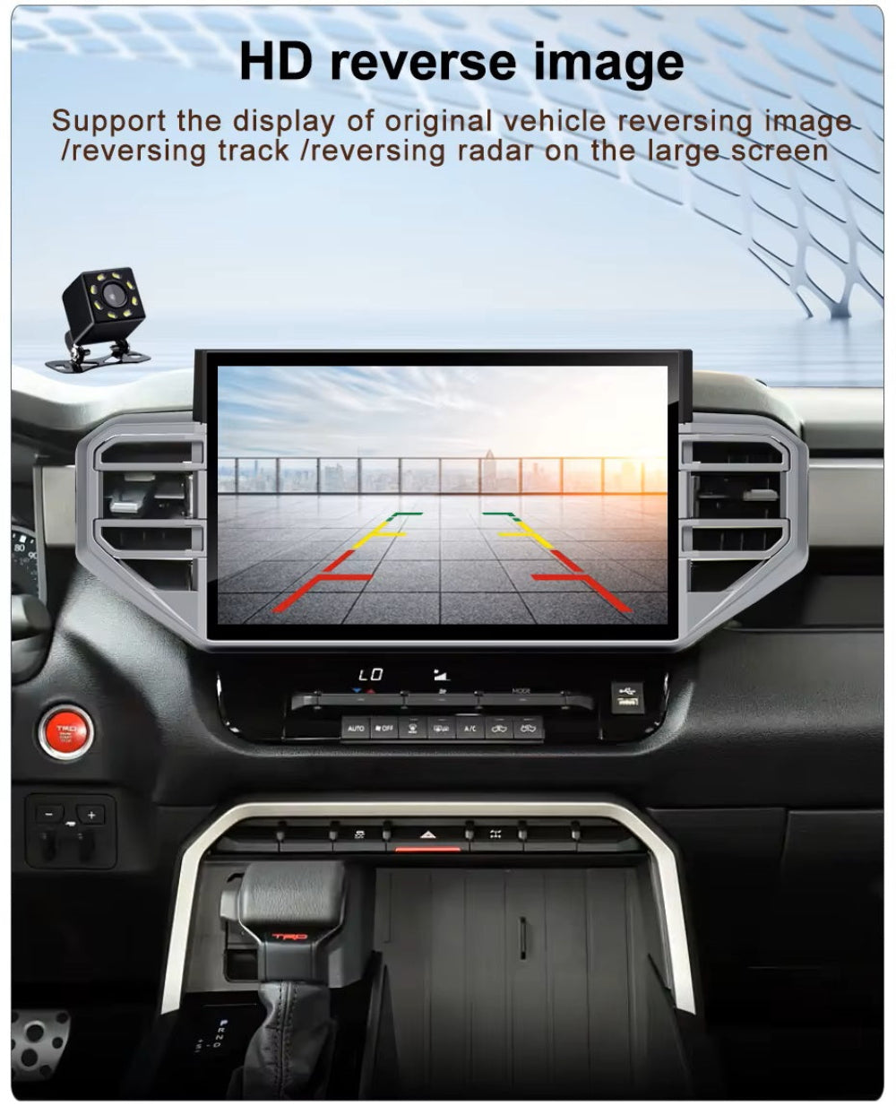 14.6'' For Toyota Tundra 2022-2025 Android Screen Infotainment Navigation System Car Multimedia Touch Screen Head Unit Car Radio GPS