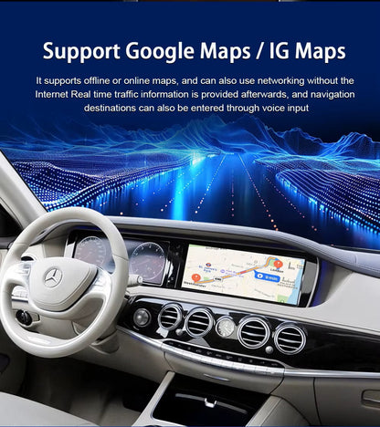 12.3 inch For Mercedes benz S Class NTG5.0 W222 2014-2017 Infotainment Navigation System Car Multimedia Touch Screen Head Unit Android Car Radio GPS