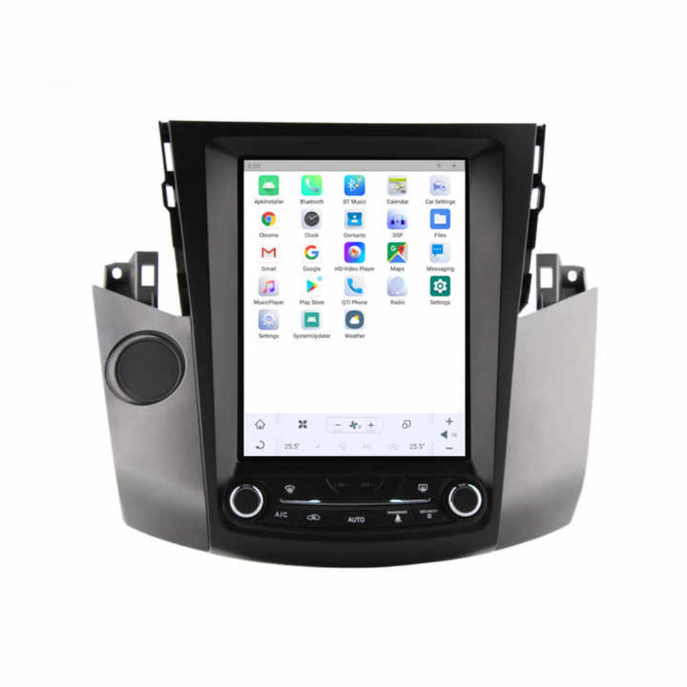 10.4" For Toyota Rav 4 2009-2012 Car Radio Headunit Stereo Carplay Upgrade Tesla Style Screen Android Auto GPS Navigation Multimedia Player