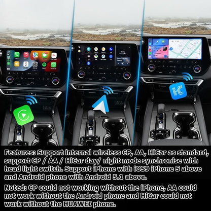 Lexus RX Android13 base Navigation Video Interface box Apple CarPlay & Android Auto Upgrade Module