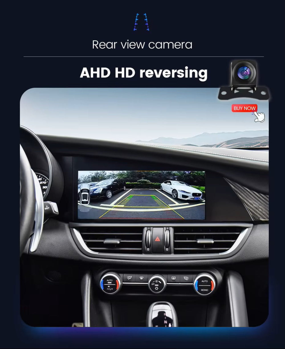 10.25'' For Alfa Romeo Stelvio Giulia Ram 2015-2021 Android Screen Infotainment Navigation System Car Multimedia Touch Screen Head Unit Car Radio GPS