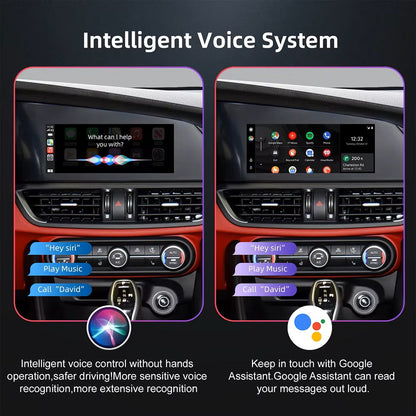 OEM Wireless Apple CarPlay & Android Auto Upgrade Module for Alfa Romeo Stelvio / Giulia /Giulietta 2014-2019 Retrofit Automotive Interface