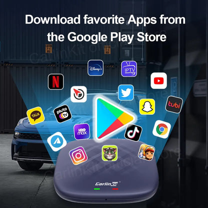CarlinKit CarPlay Ai Box Android 13 Plus QCM6125 8-core Wireless Android Auto&Apple CarPlay Netflix TV Box For OEM Wired CarPlay