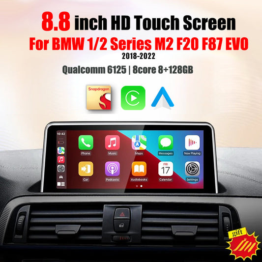 ID8 Qualcomm Snapdragon665 Android 12 Car Multimedia Video Players For BMW 1 / 2 Series M2 F20 F87 ID6 EVO Gps Navigation Carplay