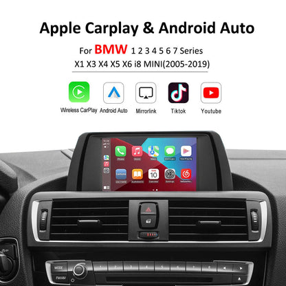 CarPlay MMI Prime Retrofit For BMW NBT/EVO/CIC System 1 2 3 4 5 6 7 Series X1 X3 X4 X5 X6 i8 MINI | Apple Carplay & Android Auto Module