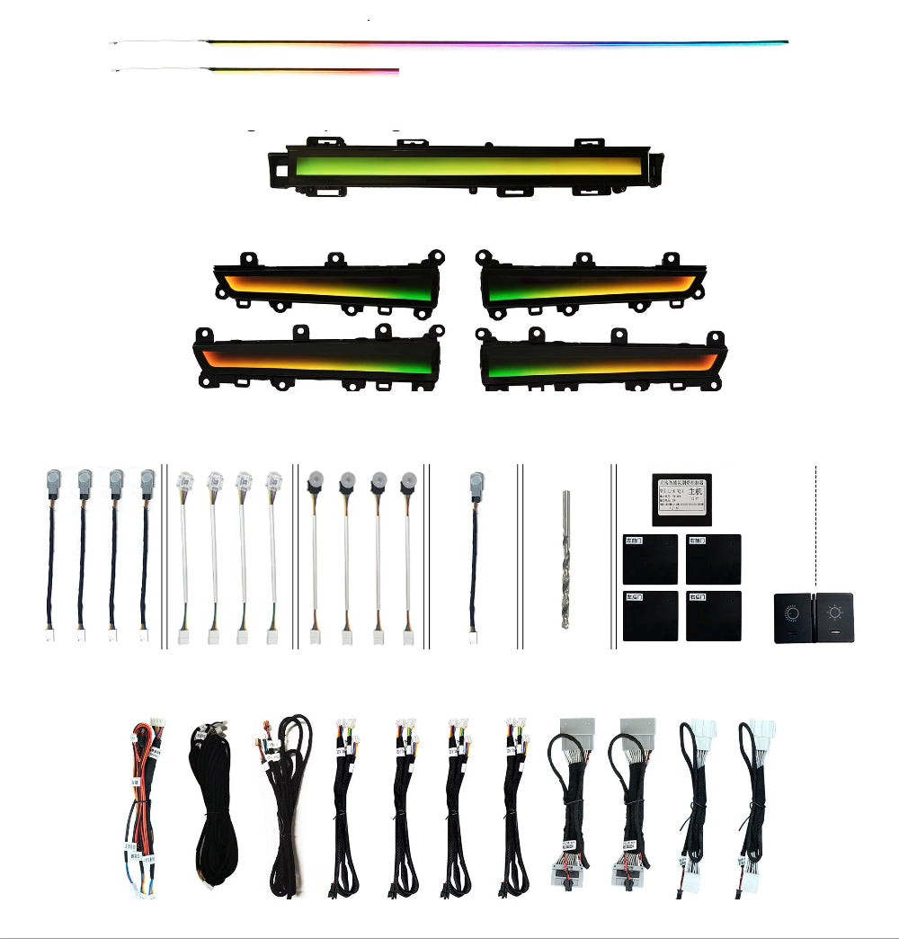 Upgrade 64 Colors Ambient Lighting Kit for Honda Civic 11th Gen 2022-2025 Interior LED Light Accessories