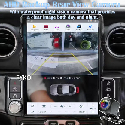 13.6" Qualcomm For Jeep Gladiator 2018-2021 Car Radio Stereo Carplay Upgrade Tesla Style Screen Android Auto GPS Navigation Multimedia Player