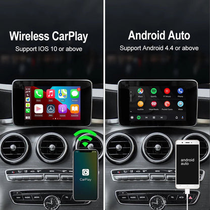 Wireless Carplay Auto Smart Box for Mercedes Benz NTG 5.0 2015-2018 CarPlay Android Auto Mirrorlink Support Reverse Camera