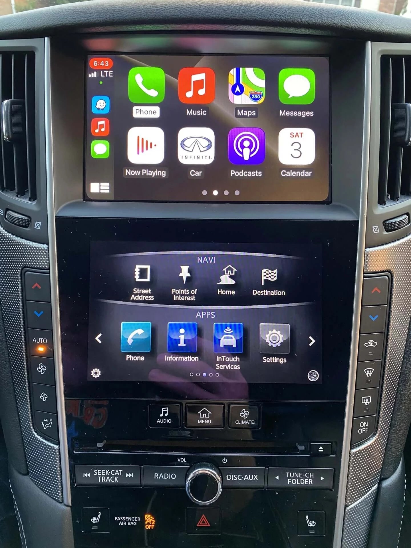 Infiniti Q50L Apple Carplay & Android Auto Module 2013-2020