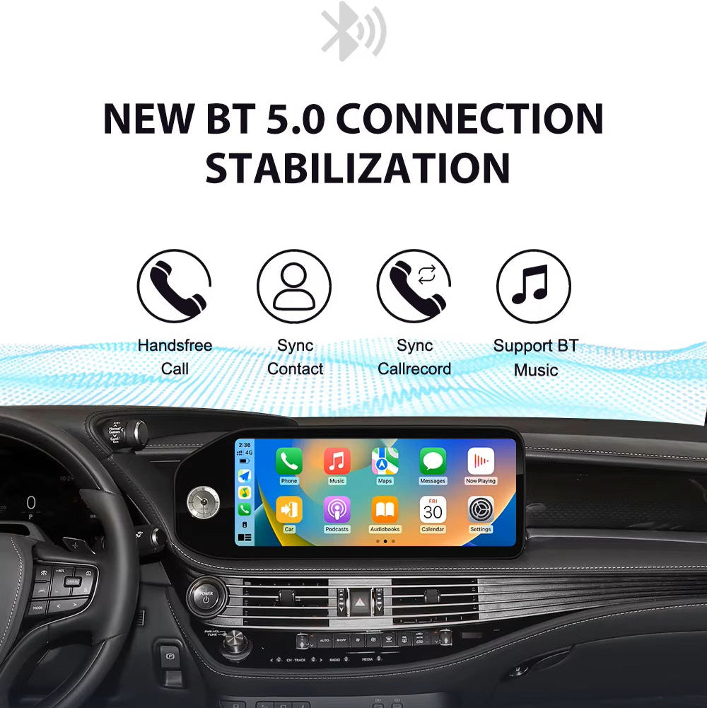 12.3 inch For Lexus LS 2018-2024 Infotainment Navigation System Car Multimedia Touch Screen Head Unit Android Car Radio GPS