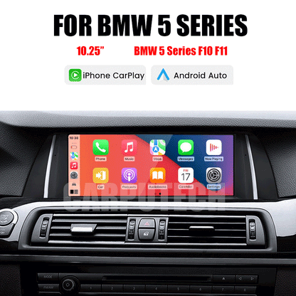 10.25-inch Linux System For BMW 5 Series F10 F11 (2011-2017) | Wireless CarPlay & Android Auto