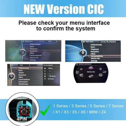 CarPlay MMI Prime Retrofit For BMW NBT/EVO/CIC System 1 2 3 4 5 6 7 Series X1 X3 X4 X5 X6 i8 MINI | Apple Carplay & Android Auto Module