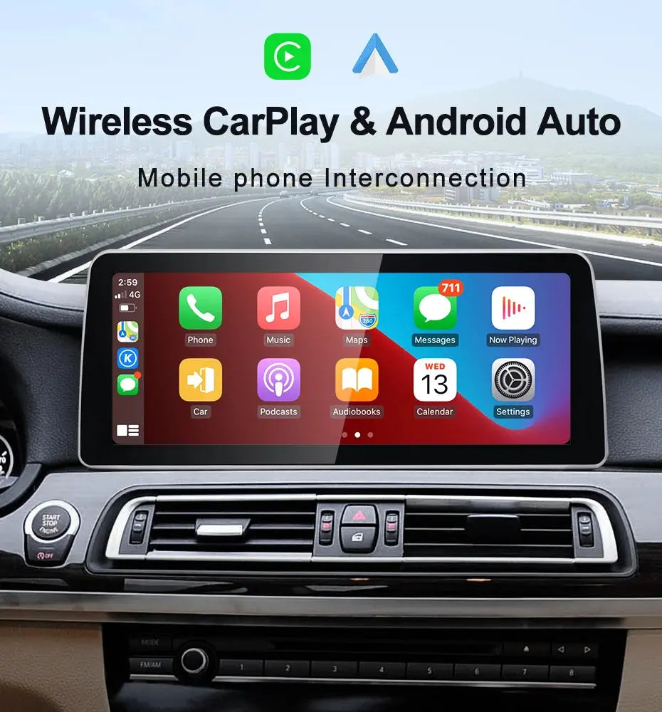 12.3-inch Linux System For BMW 7 Series F01-F02 F03 F04 (2009-2015) | Wireless CarPlay & Android Auto