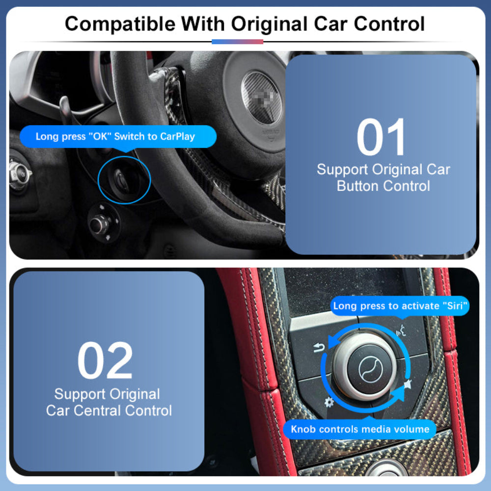 McLaren P1 12C GT 540C 570S 625C 600LT 650S 675LT  720S 765LT Apple Carplay & Android Auto Module Smart Box Mirror Link AirPlay