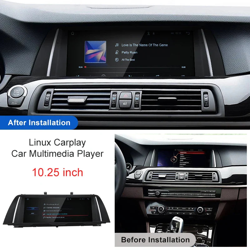 10.25-inch Linux System For BMW 5 Series F10 F11 (2011-2017) | Wireless CarPlay & Android Auto
