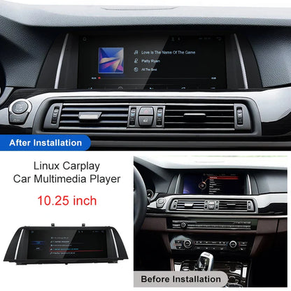 10.25-inch Linux System For BMW 5 Series F10 F11 (2011-2017) | Wireless CarPlay & Android Auto