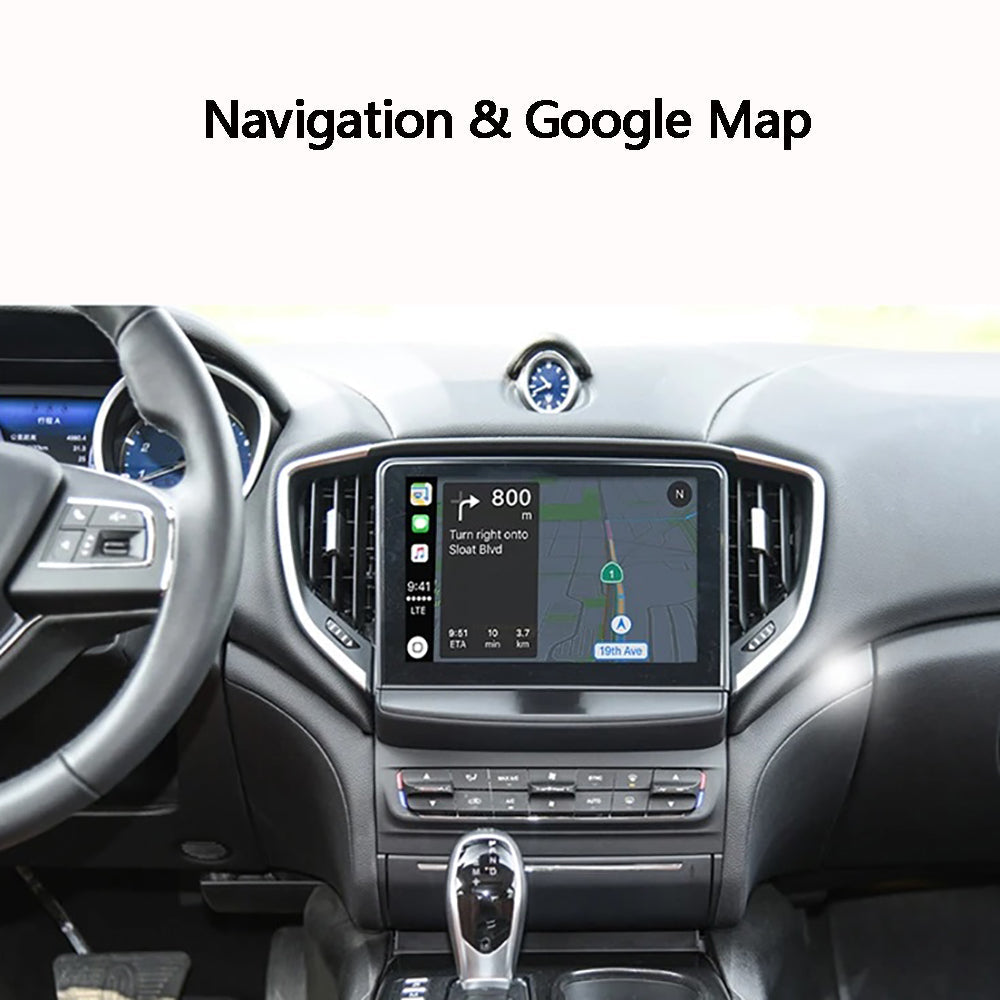 For Maserati Ghibli / Quattroporte 2014-2016 Apple Carplay & Android Auto Module Smart Box Mirror Link AirPlay