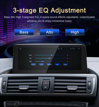 10.25" / 12.3" Linux CarPlay Android Auto Screen for BMW 1 Series F20 F21 2012–2022 | 3s Fast Boot