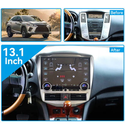 13.1'' For Lexus RX RX300 RX350 2003-2008 Infotainment Navigation System Car Multimedia Touch Screen Head Unit Android14 Car Radio GPS