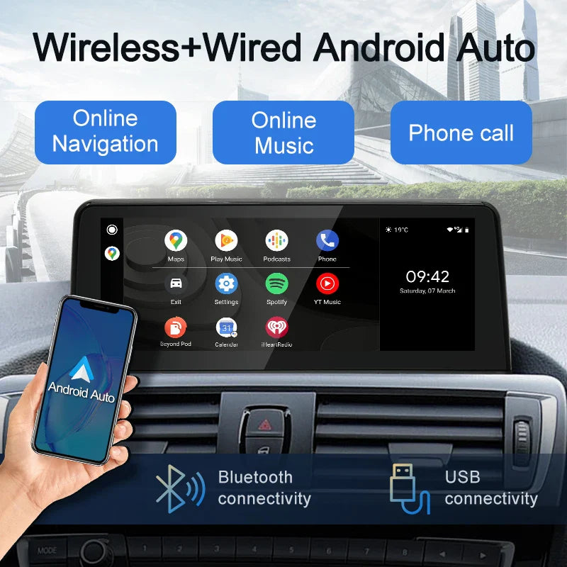 10.25" / 12.3" Linux CarPlay Android Auto Screen for BMW X1 F48 X2 2016-2022 | 3s Fast Boot