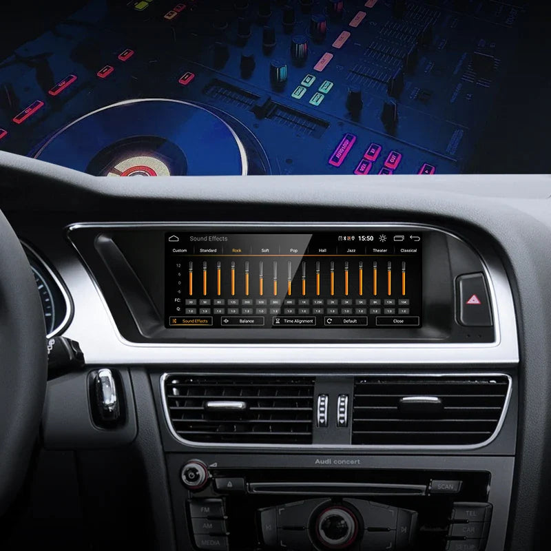For AUDI 2008-2016 A4 B8 S4 CarPlay Android 13 Car Multimedia IPS Screen GPS Auto Radio Navigation Stereo DSP Netlifx
