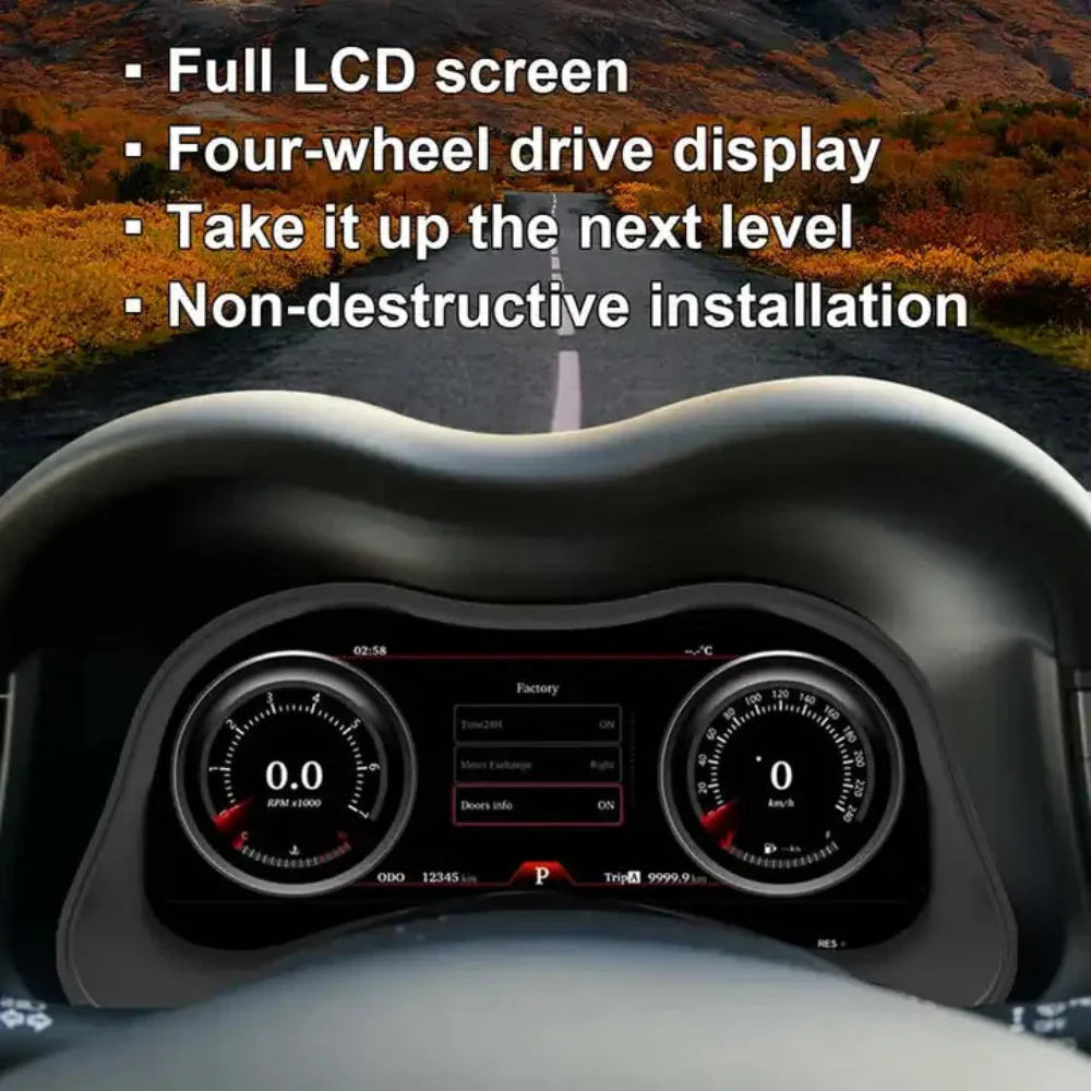 For Infiniti Q70/ QX80 2013-2021 12" LCD Digital Dashboard Cluster Car Panel Speedometer Virtual Cockpit
