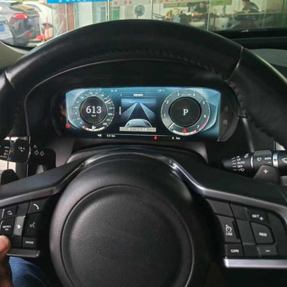 For Jaguar XFL 2016-2019 12.3" LCD Digital Dashboard Cluster Car Panel Speedometer Virtual Cockpit