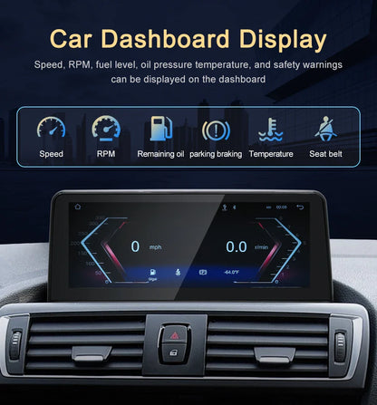 10.25" / 12.3" Linux CarPlay Android Auto Screen for BMW 1 Series F20 F21 2012–2022 | 3s Fast Boot