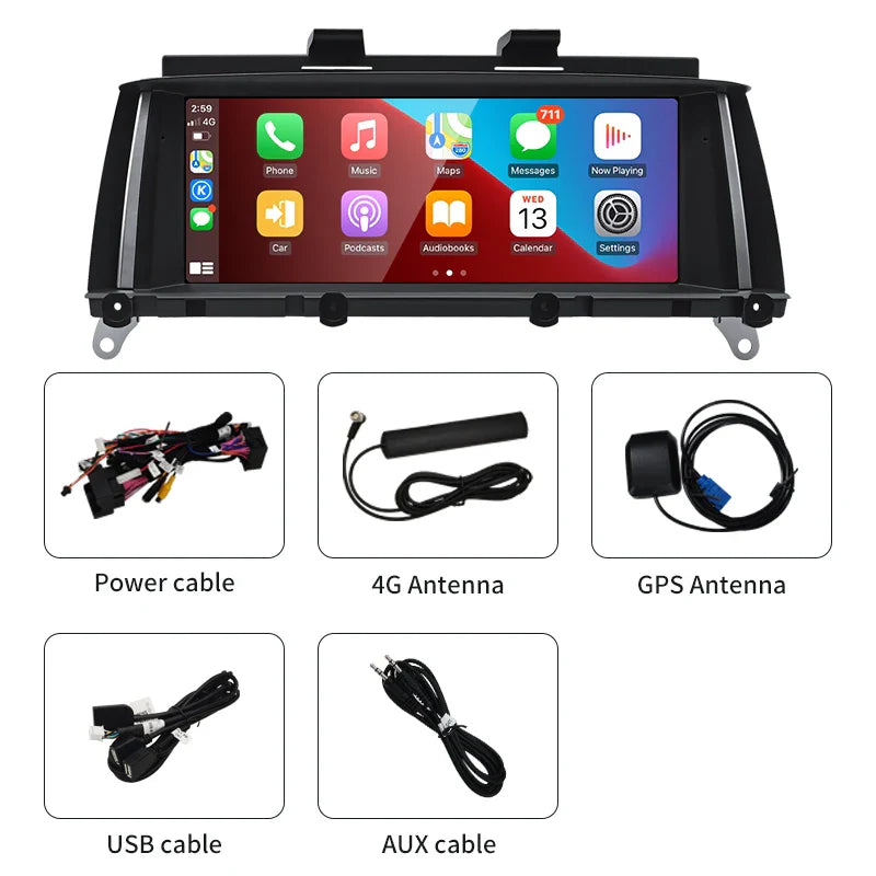 For BMW F25 F26 MTK8581 8.8inch Wireless CarPlay AUTO Android Car Multimedia System Head Unit Radio Bluetooth Car Video Players