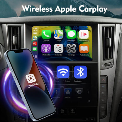 Carputech Wireless For Infiniti Q50 Qx50 Qx60 7'' Carplay Android Auto Interface Wireless Carplay Module