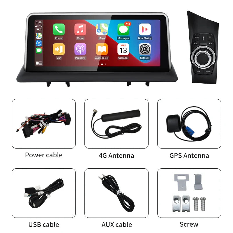 For BMW E81 E82 E87 E88 MTK8581 10.25 inch Carplay 4G Android 11 Car GPS Stereo Multimedia Head Unit Radio AUTO Bluetooth