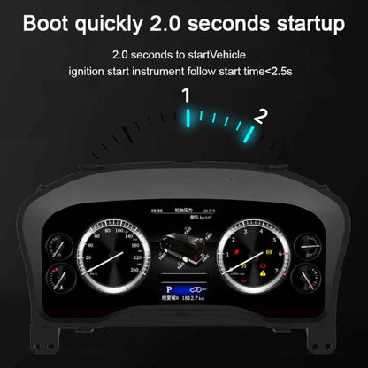 For Toyota Hiace 2019-2022 12.3" LCD Digital Dashboard Cluster Car Panel Speedometer Virtual Cockpit