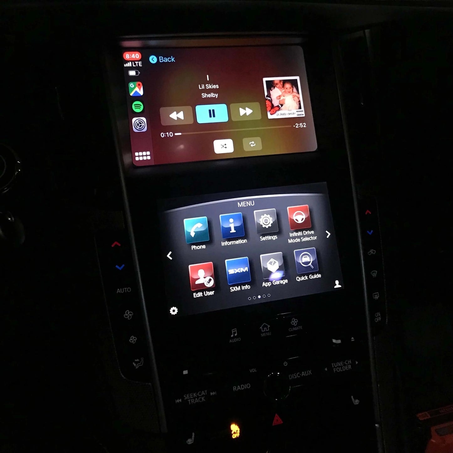 Infiniti Q50L Apple Carplay & Android Auto Module 2013-2020
