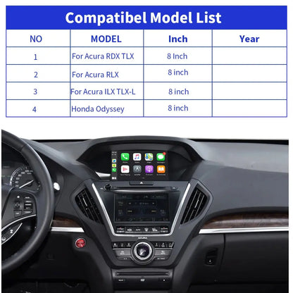 Wireless Apple CarPlay & Android Auto Upgrade for Acura MDX / RDX / TLX / ILX / RLX & Honda Odyssey (2014â€?022) â€?Add CarPlay to Factory Screen Carputech