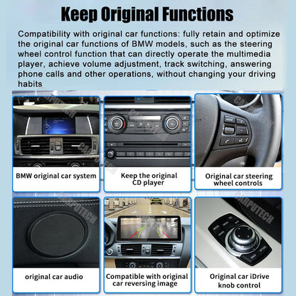 10.25" Linux Infotainment Display for BMW 1 Series E81/E82/E87/E88 (2004-2013) | Wireless CarPlay & Android Auto