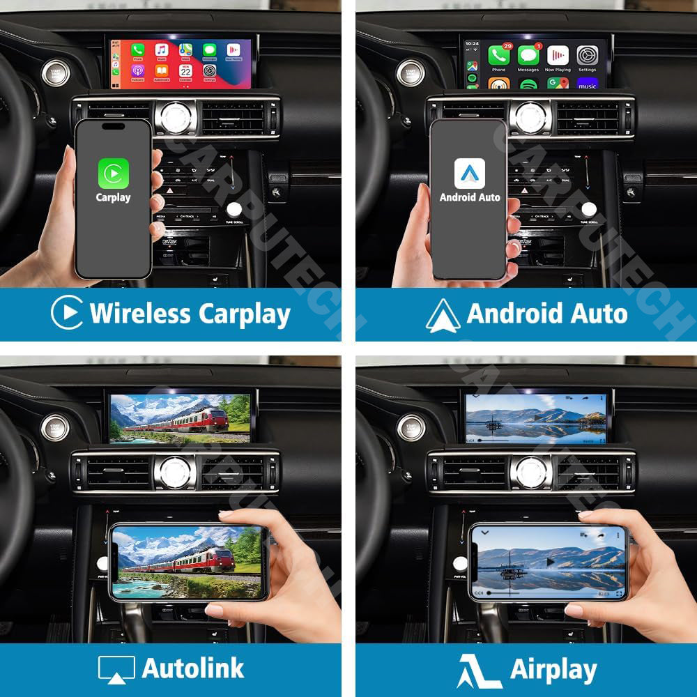 Lexus IS / RC (2013–2019) 10.25-Inch Linux Touch Screen with Wireless CarPlay & Android Auto