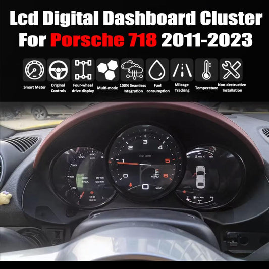 For Porsche 718 2011-2023 LCD Digital Dashboard Cluster Car Panel Speedometer Virtual Cockpit