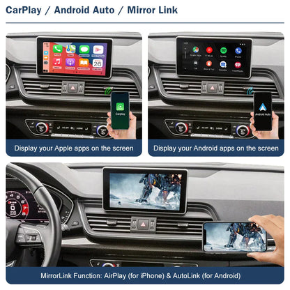 Wireless CarPlay for Lexus NX RX IS ES GS RC CT LS LX LC UX 2013-2022, with Android Auto Interface AirPlay Mirror Link Car Play Functions