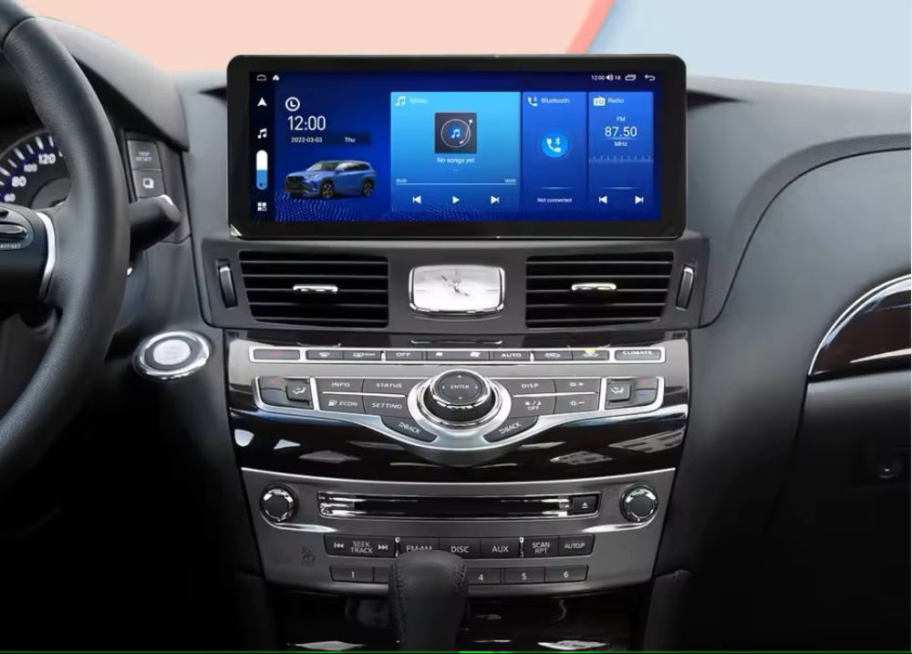 12.3 "Android 14 Infiniti Q70 M25 M35 M37 M56 Nissan Fuga Y51 2009-2019 Navigation Screen Car Radio Multimedia Player