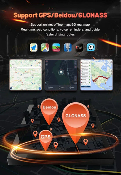 13.6" Qualcomm For Jeep Gladiator 2018-2021 Car Radio Stereo Carplay Upgrade Tesla Style Screen Android Auto GPS Navigation Multimedia Player