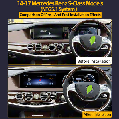 24.6'' For Mercedes Benz S Class W222 2014-2017 Android Screen  Infotainment Navigation System Car Multimedia Touch Screen Head Unit Car Radio Digital Dashboard Cluster