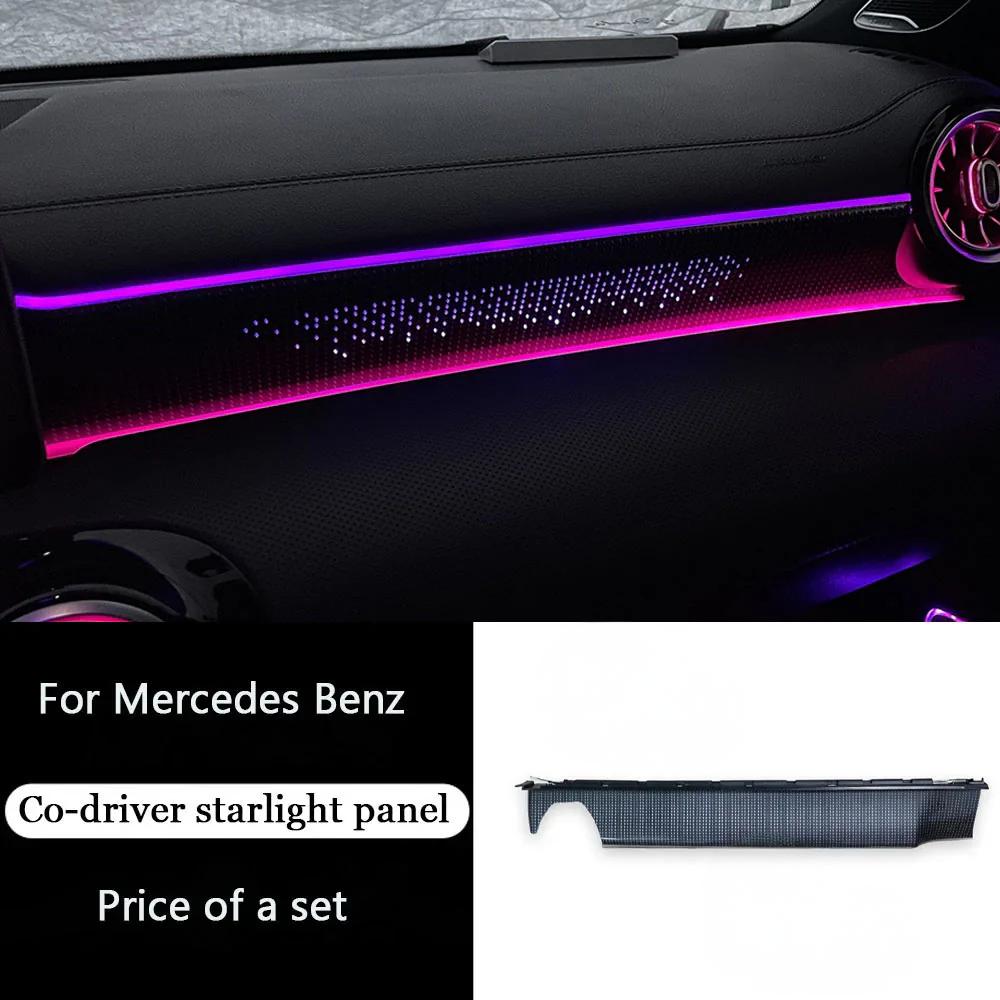 64 Colors Ambient Light For Mercedes Benz A-class W177 / CLA W118 / B-class W247 2019-2025 LED Car Neon Lamp Automotive Interior Decoration